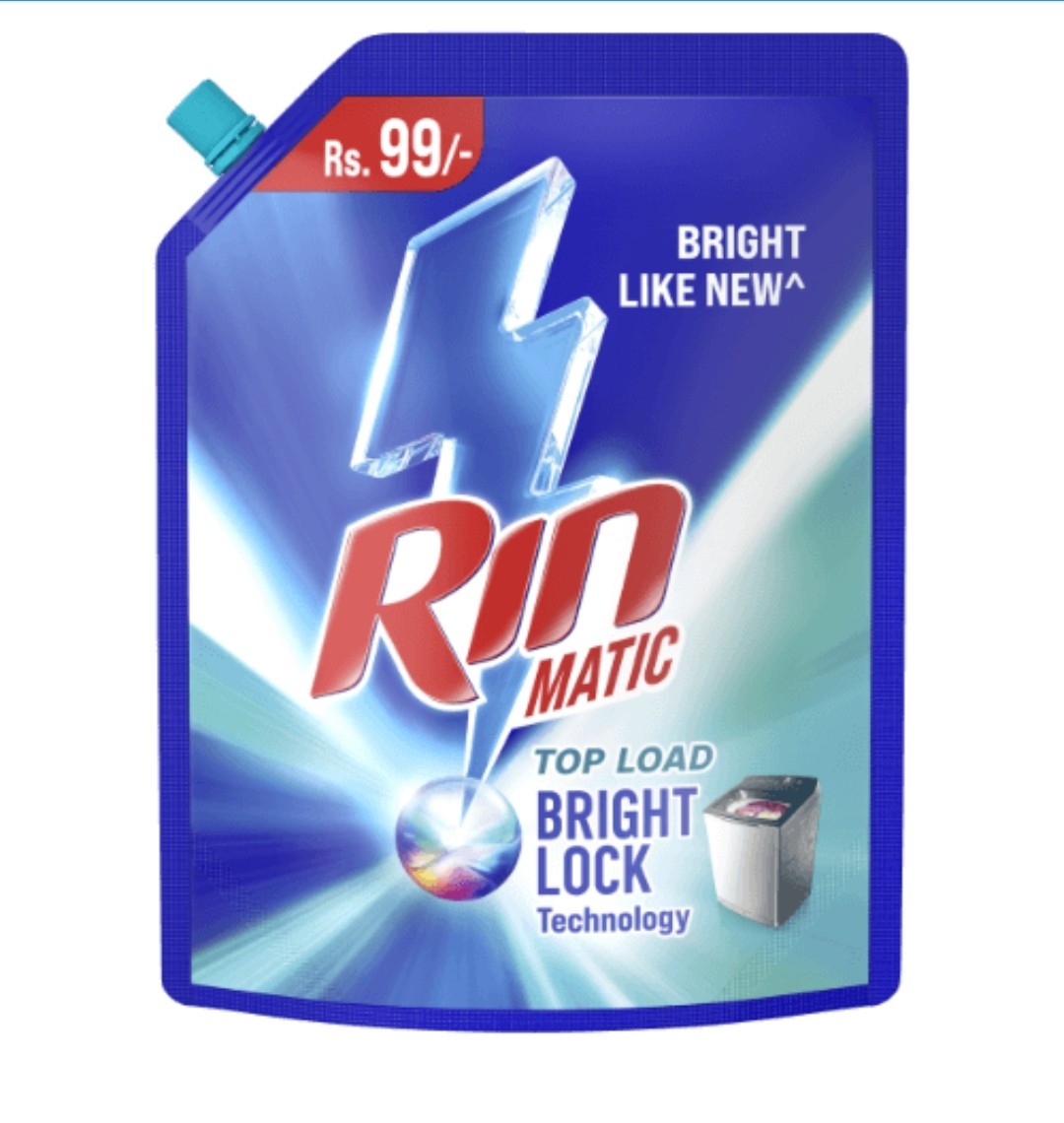 Rin Matic Detergent Liquid Topload 900ml Rs.99/-